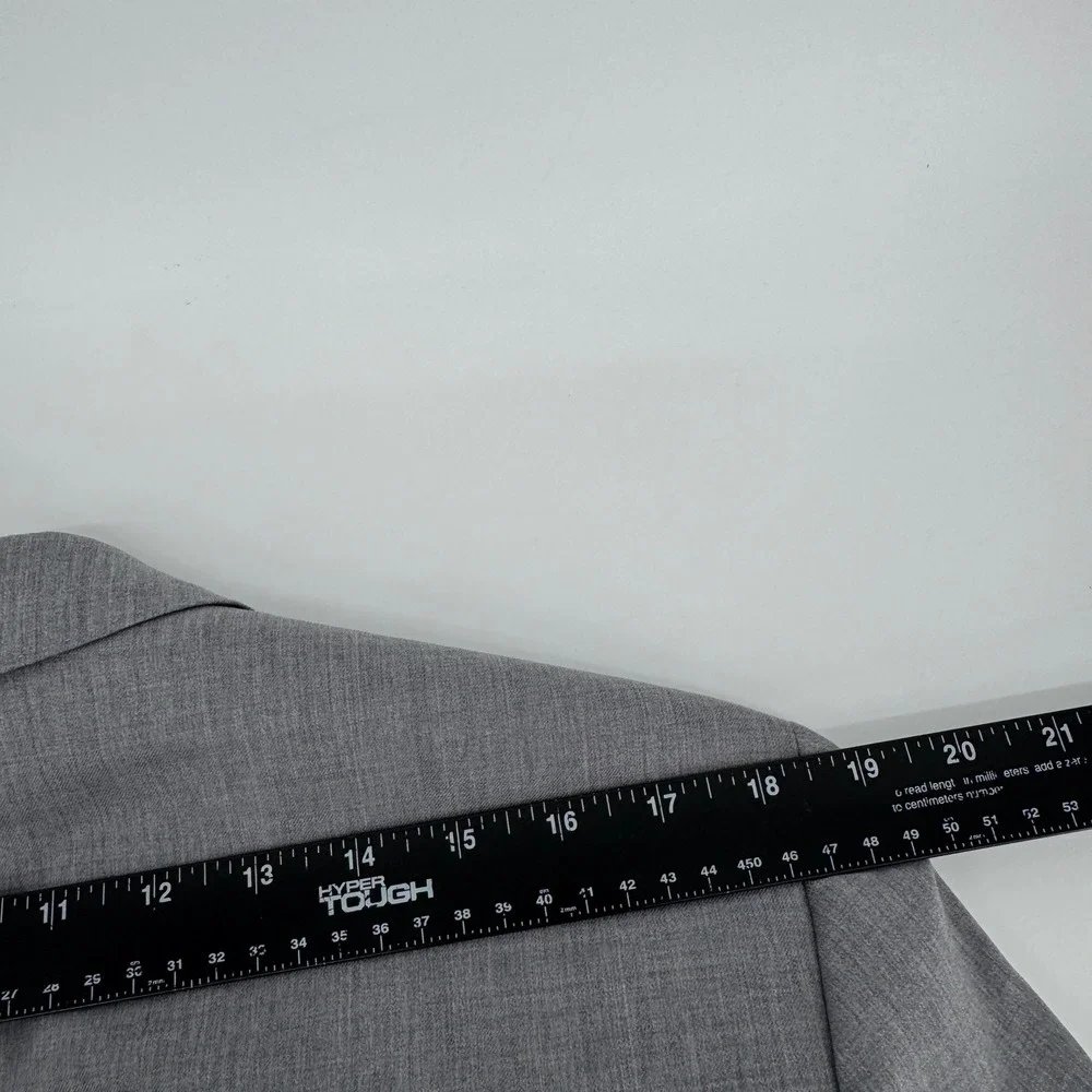 NEW Hugo Boss Mens 40R Medium Grey Super 120s Trabaldo Wool Suit Jacket Blazer